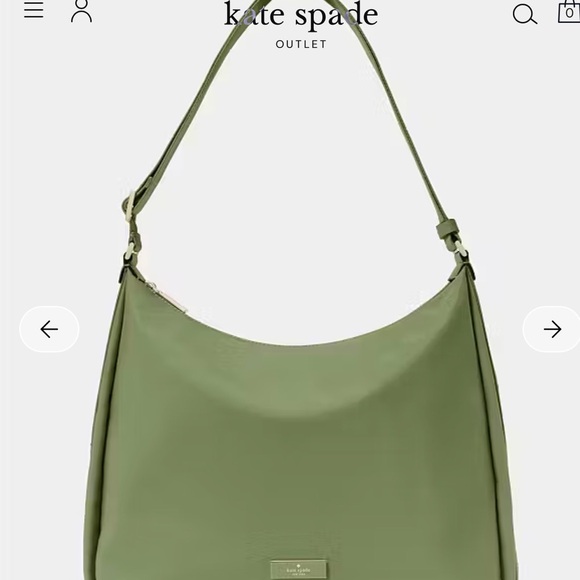 kate spade Handbags - Kate Spade Olive Green Hobo Bag